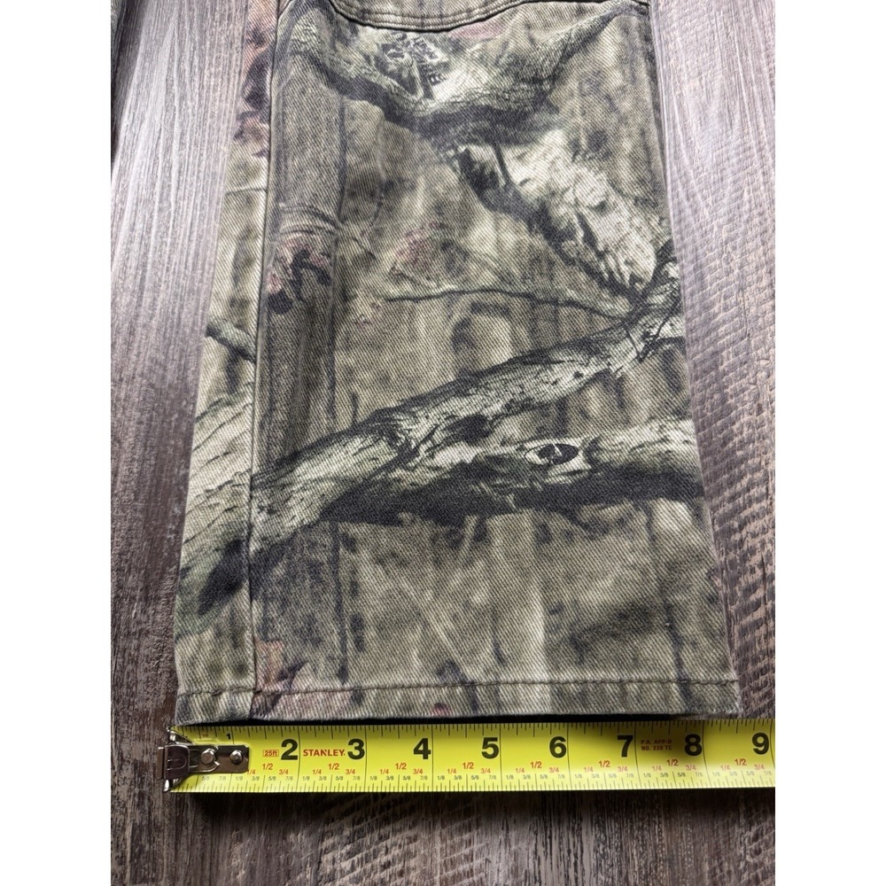 Mossy Oak Pants Mens 31x31 Double Knee Camo Denim Jeans Breakup Infinity Hunting - Picture 2 of 8